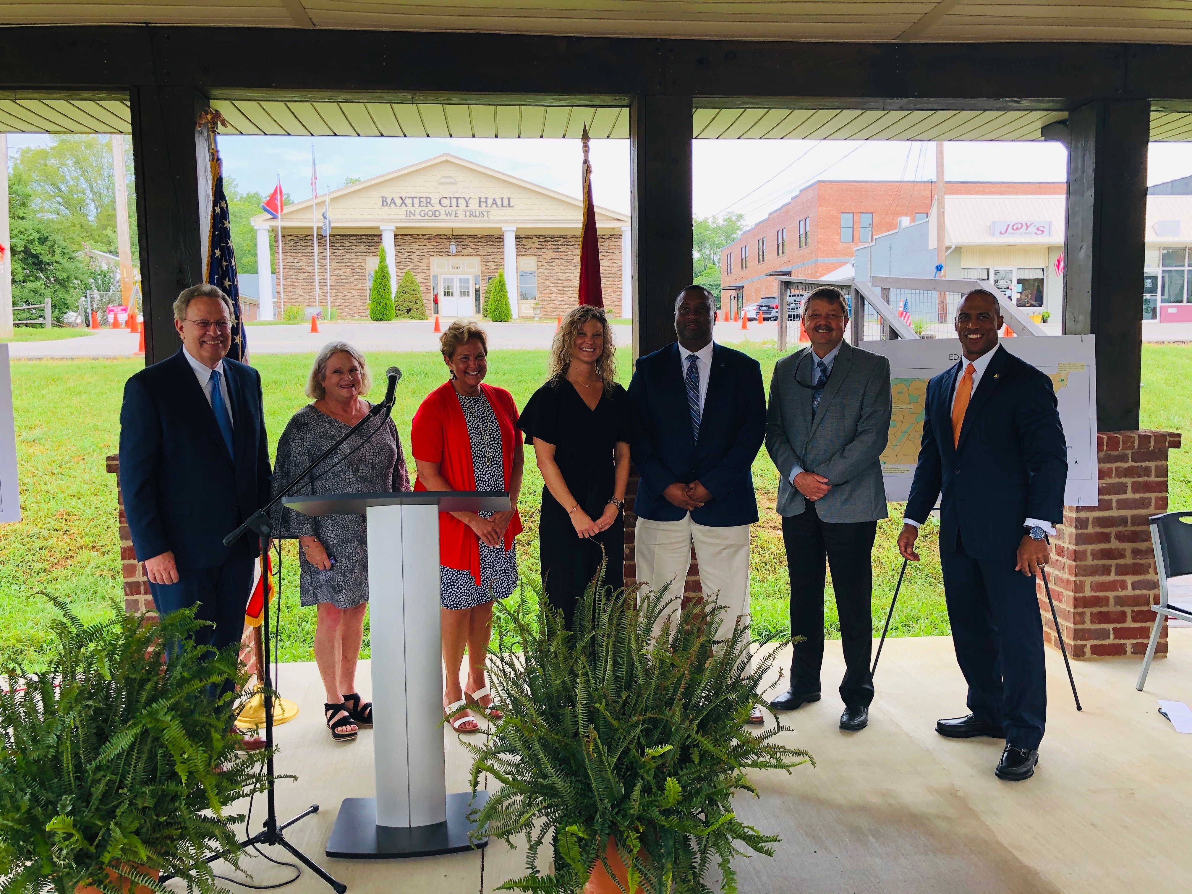 EDA grant announcement in Baxter, Tennessee